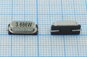 Кварцевый резонатор 3,6864 МГц - 3686,4 SMD49S4 20 SMD49S 1Г (3.686W) Кварцевый резонатор 3,6864 МГц - 3686,4 SMD49S4 20 SMD49S 1Г (3.686W)