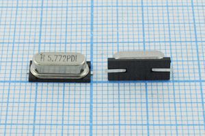 Кварцевый резонатор 5,77218 МГц - 5772,18 SMD49S4 20 25 25/-20~70C L3 1Г (H5.772P Кварцевый резонатор 5,77218 МГц - 5772,18 SMD49S4 20 25 25/-20~70C L3 1Г (H5.772P