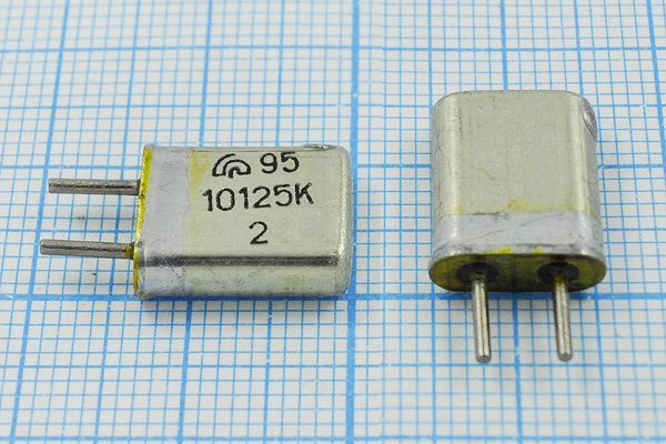 Кварцевый резонатор 10,125 МГц - 10125 HC25U МА 1Г
