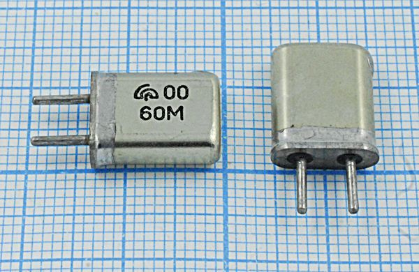 Кварцевый резонатор 60 МГц - 60000 HC25U МА 5Г (60М)