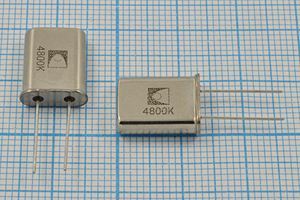 Кварцевый резонатор 4,8 МГц - 4800 HC49U S 30 40/-40~70C РП97МД-8ВТ 1Г