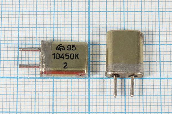 Кварцевый резонатор 10,45 МГц - 10450 HC25U МА 1Г
