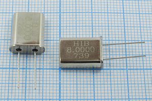 Кварцевый резонатор 8 МГц - 8000 HC49U 18 30 30/-20~70C HC-49U[HIB] 1Г