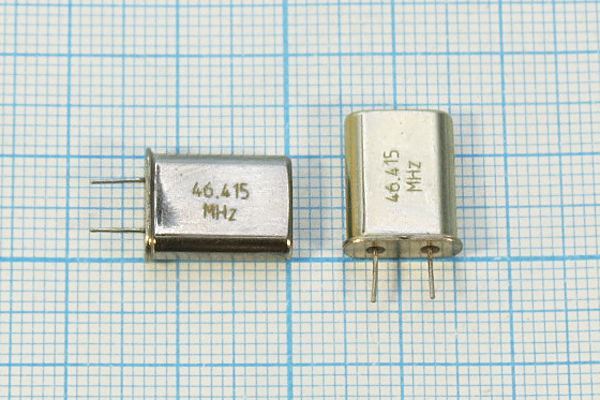 Кварцевый резонатор 46,415 МГц - 46415 HC49U 32 3Г 5мм