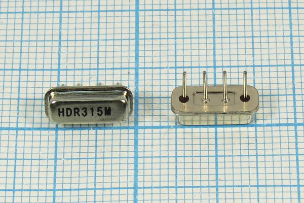 Кварцевый резонатор 315 МГц - 315000 F11 160 HDR315MF11-02A SDE (HDR315M)