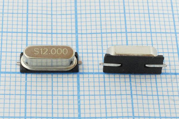 Кварцевый резонатор 12 МГц - 12000 SMD49S4 18 30 30/-20~70C 49S-SMD 1Г