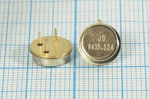 Кварцевый резонатор 435,52 МГц - 435520 TO39 173 R435,52MTO39 SDE (JDR435.52A) Кварцевый резонатор 435,52 МГц - 435520 TO39 173 R435,52MTO39 SDE (JDR435.52A)