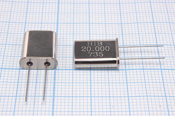 Кварцевый резонатор 20 МГц - 20000 HC49U 20 30 30/-20~70C HC-49U[HIB] 1Г