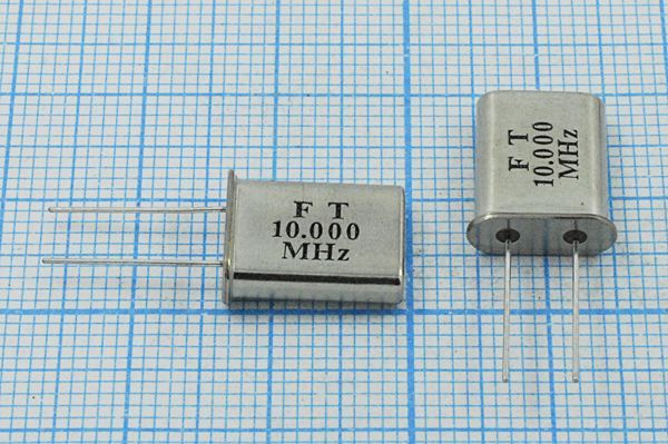 Кварцевый резонатор 10 МГц - 10000 HC49U 32 30 U[FT] 1Г (10.000 FT)