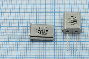 Кварцевый резонатор 10 МГц - 10000 HC49U 32 30 U[FT] 1Г (10.000 FT)