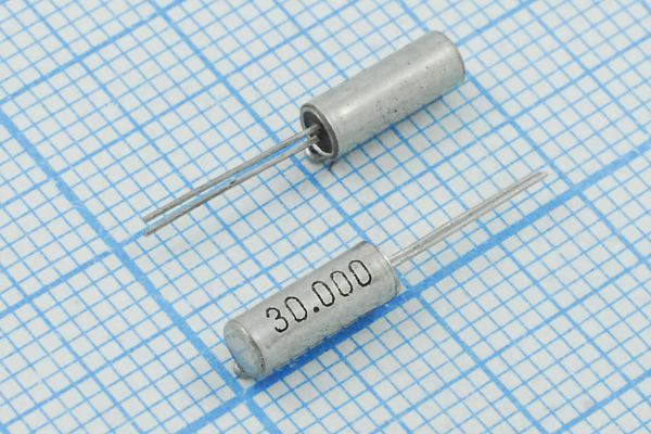 Кварцевый резонатор 30 МГц - 30000 03x08 16 20 30/-10~60C AT38 1Г (30.000)