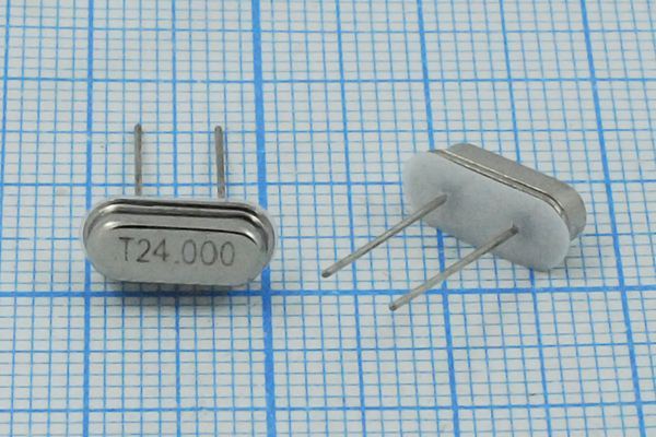 Кварцевый резонатор 24 МГц - 24000 HC49S3 20 30 30/-20~70C S[FT] 1Г+IS