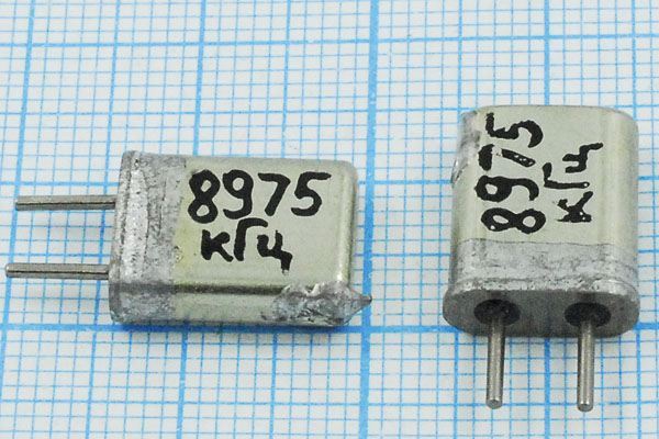 Кварцевый резонатор 8,975 МГц - 8975 HC25U МА 1Г