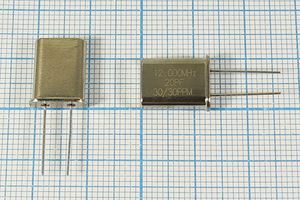 Кварцевый резонатор 12 МГц - 12000 HC49U 20 30 20/-20~70C 1Г (12.000MHz)