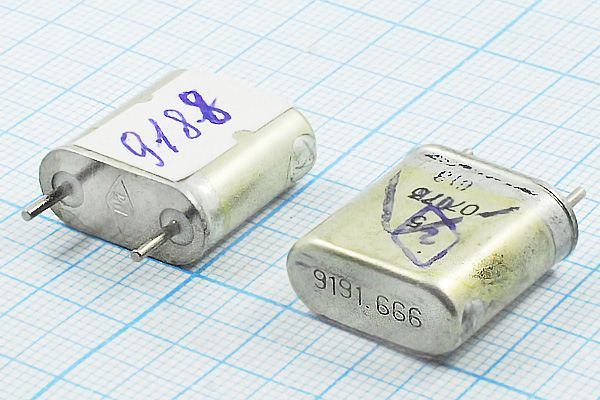 Кварцевый резонатор 9,188 МГц - 9188 HC6U БА 1Г