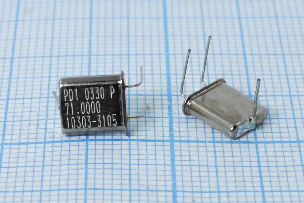 Кварцевый резонатор 71 МГц - 71000 UM1 S /-40~85C U1+LW 1Г +LW