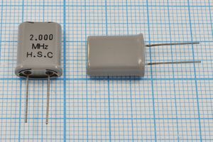Кварцевый резонатор 2 МГц - 2000 HC49U 18 1Г +SL (HSC) Кварцевый резонатор 2 МГц - 2000 HC49U 18 1Г +SL (HSC)