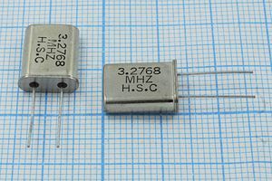 Кварцевый резонатор 3,2768 МГц - 3276,8 HC49U 18 1Г (H.S.C) Кварцевый резонатор 3,2768 МГц - 3276,8 HC49U 18 1Г (H.S.C)