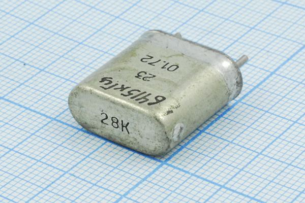 Кварцевый резонатор 6,415 МГц - 6415 HC6U БА 1Г