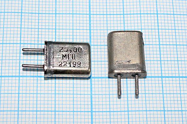 Кварцевый резонатор 25 МГц - 25000 HC25U МА 3Г