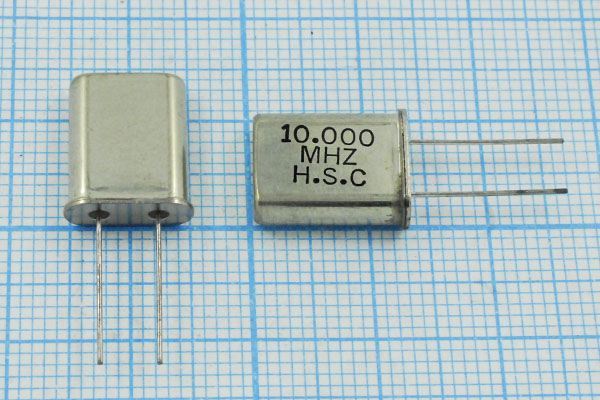 Кварцевый резонатор 10 МГц - 10000 HC49U 32 1Г (HSC)