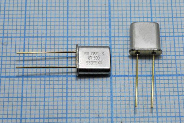 Кварцевый резонатор 87,5 МГц - 87500 UM1 S 40 60/-40~85C U1[UM1][PDI] 5Г