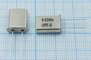 Кварцевый резонатор 8,82 МГц - 8820 HC49U S 10 30/-40~85C 1Г (8.820M 0PF-E) Кварцевый резонатор 8,82 МГц - 8820 HC49U S 10 30/-40~85C 1Г (8.820M 0PF-E)