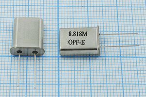 Кварцевый резонатор 8,818 МГц - 8818 HC49U S 10 30/-40~85C 1Г (8.818M 0PF-E) Кварцевый резонатор 8,818 МГц - 8818 HC49U S 10 30/-40~85C 1Г (8.818M 0PF-E)