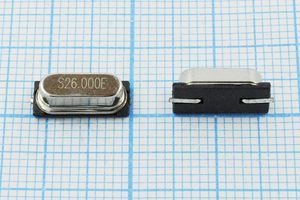 Кварцевый резонатор 26 МГц - 26000 SMD49S4 30 10 18/-40~85C 1Г (S26.000E)