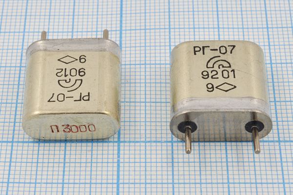 Кварцевый резонатор 3 МГц - 3000 HC6U 20 50/-60~85C РГ07БА-7ДУ 1Г