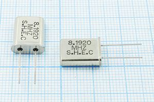 Кварцевый резонатор 8,192 МГц - 8192 HC49U 16 1Г (SHEC) Кварцевый резонатор 8,192 МГц - 8192 HC49U 16 1Г (SHEC)