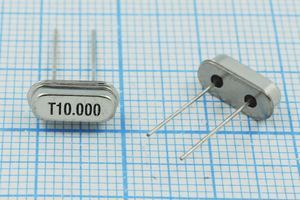Кварцевый резонатор 10 МГц - 10000 HC49S3 18 30 50/-40~85C S[FT] 1Г (T) 60 О