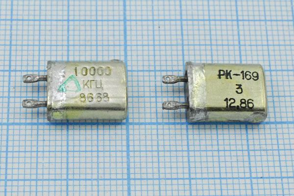 Кварцевый резонатор 10 МГц - 10000 МВ 30 20/-10~60C РК169МВ-8АП 1Г