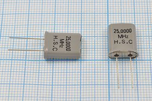 Кварцевый резонатор 25 МГц - 25000 HC49U 18 3Г +SL (H.S.C 25.0000MHz) Кварцевый резонатор 25 МГц - 25000 HC49U 18 3Г +SL (H.S.C 25.0000MHz)