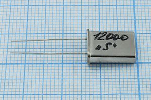 Кварцевый резонатор 12 МГц - 12000 HC49U S HC49U[MEC] 1Г бм