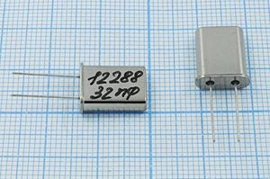 Кварцевый резонатор 12,288 МГц - 12288 HC49U 32 30 HC49U[MEC] 1Г бм
