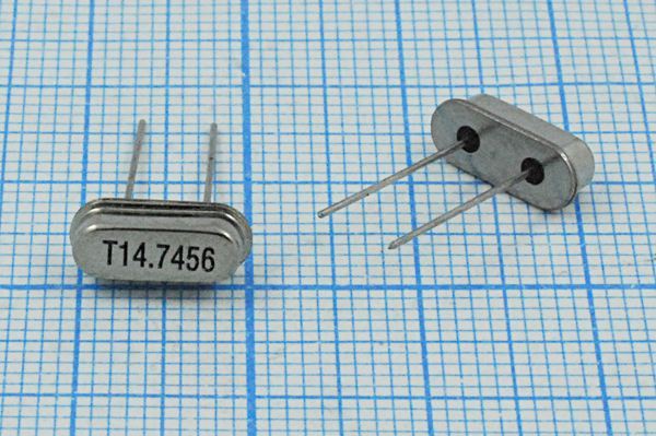 Кварцевый резонатор 14,7456 МГц - 14745,6 HC49S3 S 30 50/-20~70C S[FT] 1Г (T)
