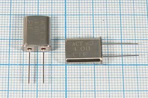 Кварцевый резонатор 4 МГц - 4000 HC49U 30 30 GO[ACTHC49U] 1Г (ACT)