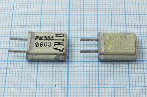 Кварцевый резонатор 11,0592 МГц - 11059,2 HC25U РК353МА 1Г