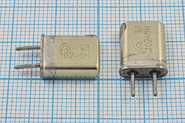 Кварцевый резонатор 10,245 МГц - 10245 HC25U МА 1Г