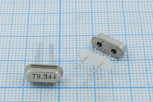 Кварцевый резонатор 9,344 МГц - 9344 HC49S3 S 20 30/-20~70C S[FT] 1Г +IS (T)