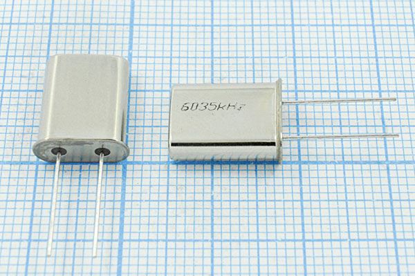 Кварцевый резонатор 6,035 МГц - 6035 HC49U S 30 40/-40~70C РП97МД-8ВТ 1Г