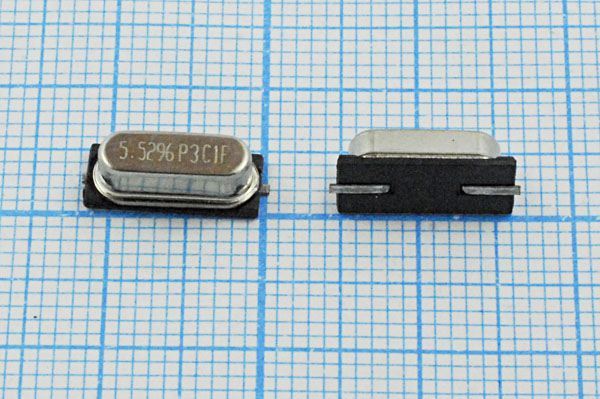 Кварцевый резонатор 5,5296 МГц - 5529,6 SMD49S4 30 30 SMD49S[MEC] 1Г (C1F)