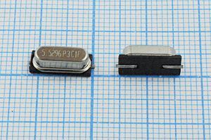 Кварцевый резонатор 5,5296 МГц - 5529,6 SMD49S4 30 30 SMD49S[MEC] 1Г (C1F)