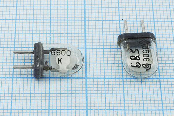 Кварцевый резонатор 6,6 МГц - 6600 КА 1Г