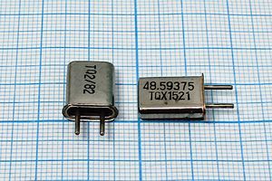 Кварцевый резонатор 48,59375 МГц - 48593,75 HC42U 32 ХСР 3Г (TQX1521 48.59375) Кварцевый резонатор 48,59375 МГц - 48593,75 HC42U 32 ХСР 3Г (TQX1521 48.59375)