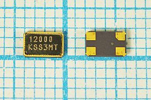 Кварцевый резонатор 12 МГц - 12000 SMD04025C4 10 15 /-30~85C CX-4025S 1Г