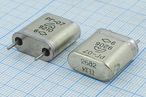Кварцевый резонатор 2,682 МГц - 2682 HC6U 15 50/-60~85C РГ07БА-6ДУ 1Г Кварцевый резонатор 2,682 МГц - 2682 HC6U 15 50/-60~85C РГ07БА-6ДУ 1Г