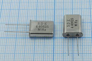 Кварцевый резонатор 4,40625 МГц - 4406,25 HC49U 16 30 49U[SDE] 1Г (SDE)