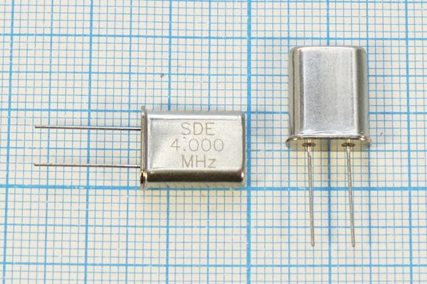 Кварцевый резонатор 4 МГц - 4000 HC49U S 20 49U[SDE] 1Г (SDE)